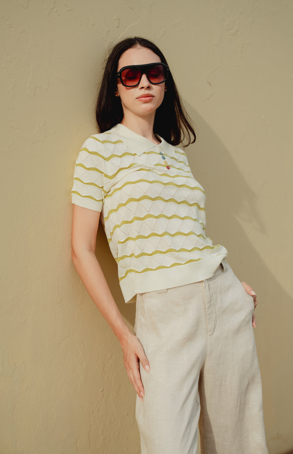 BLUSA POLO ONDAS