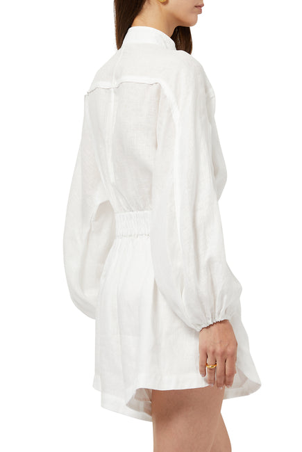 Enterizo Lino Brown Sugar