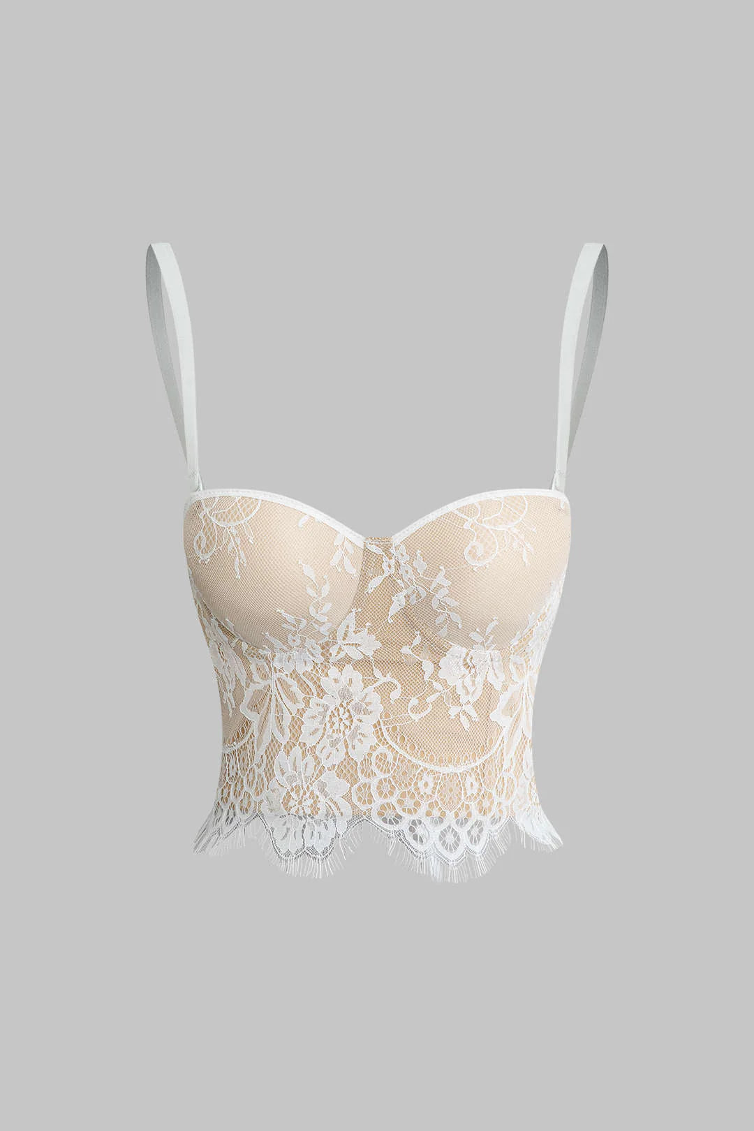 Corset Encaje Blanco