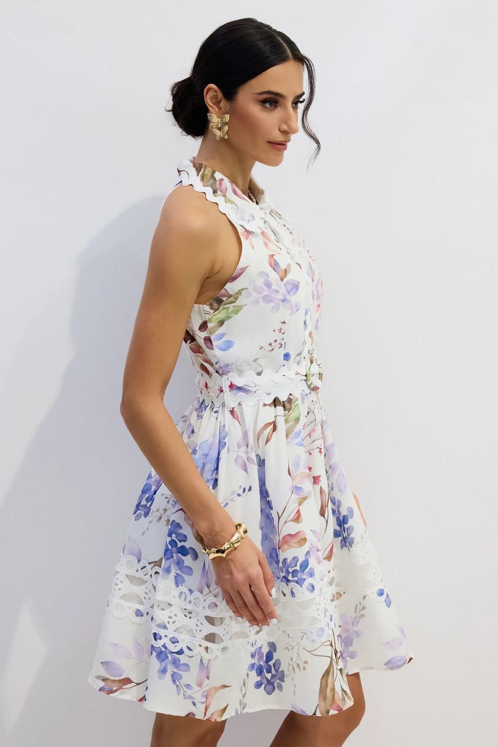 Vestido Ondas Flores