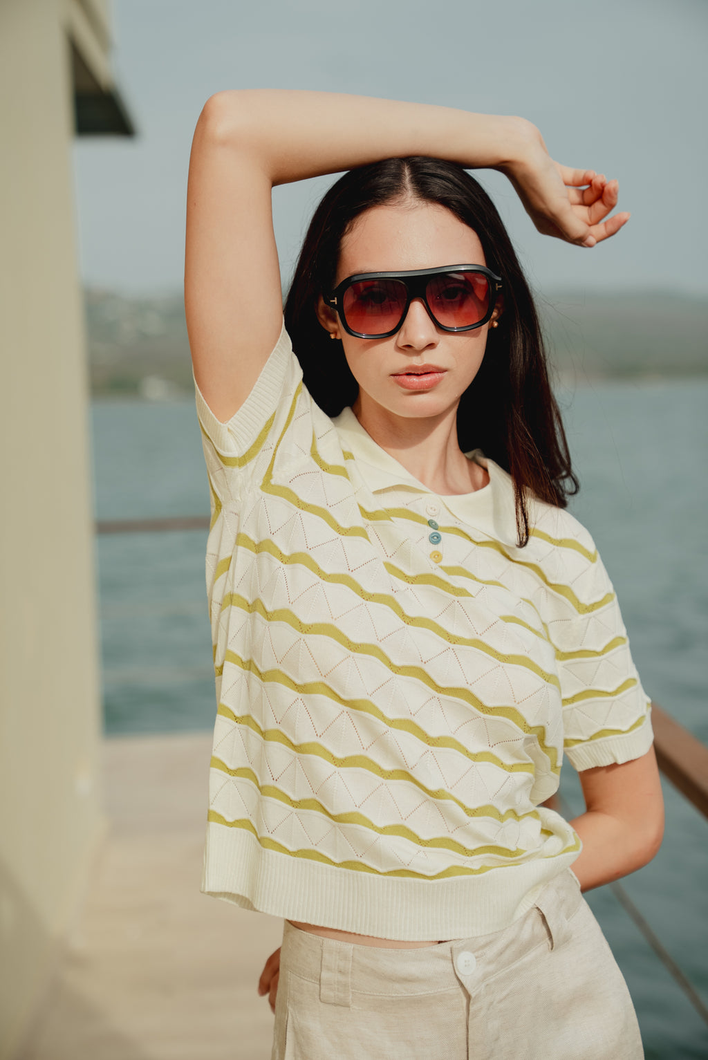 BLUSA POLO ONDAS