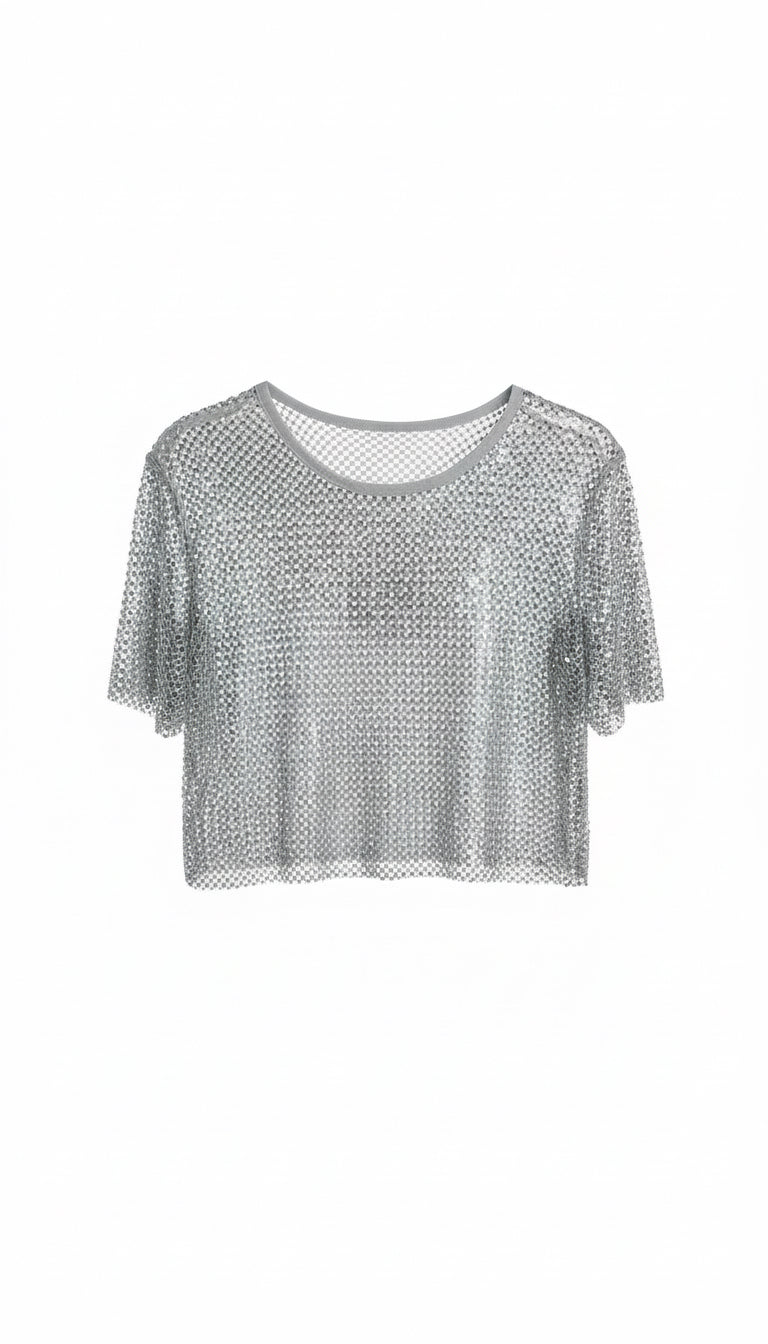 Blusa malla Prada manga