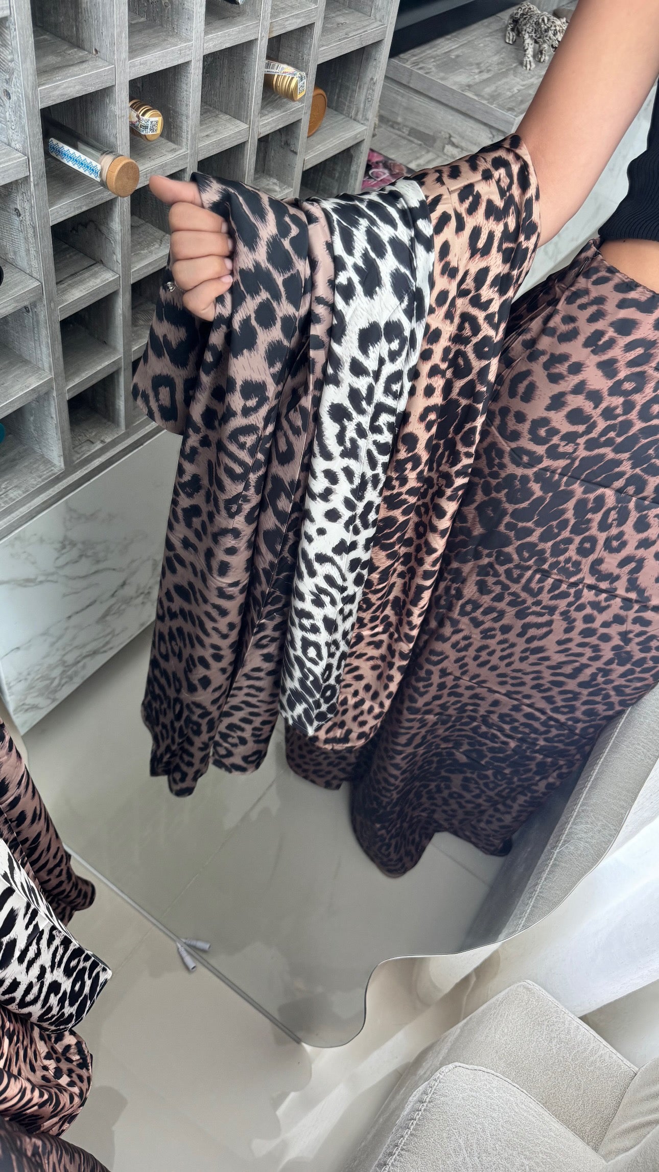 Falda Seda Animal Print