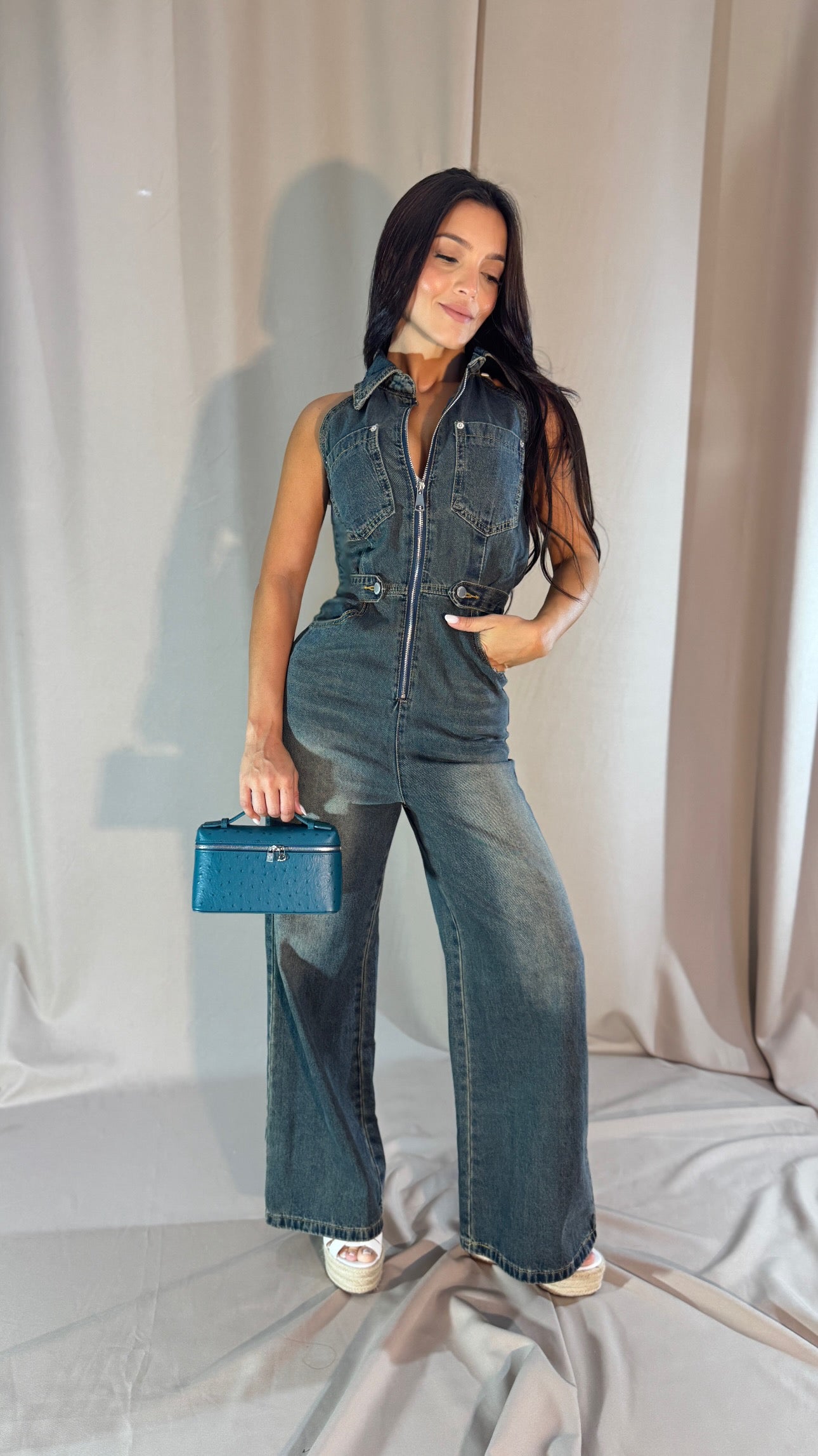 Enterizo Largo Denim