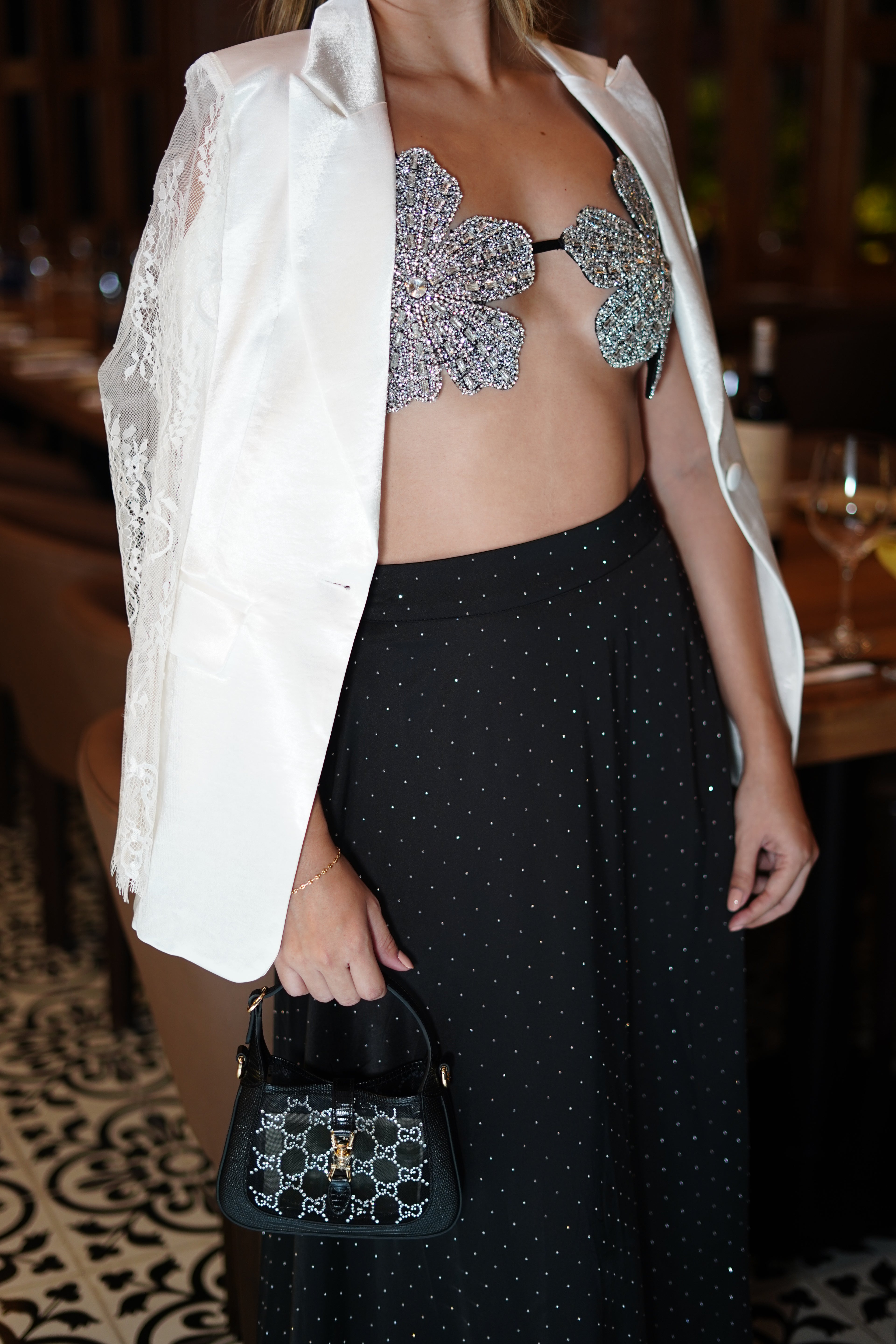 Crop Top Flor Brillante