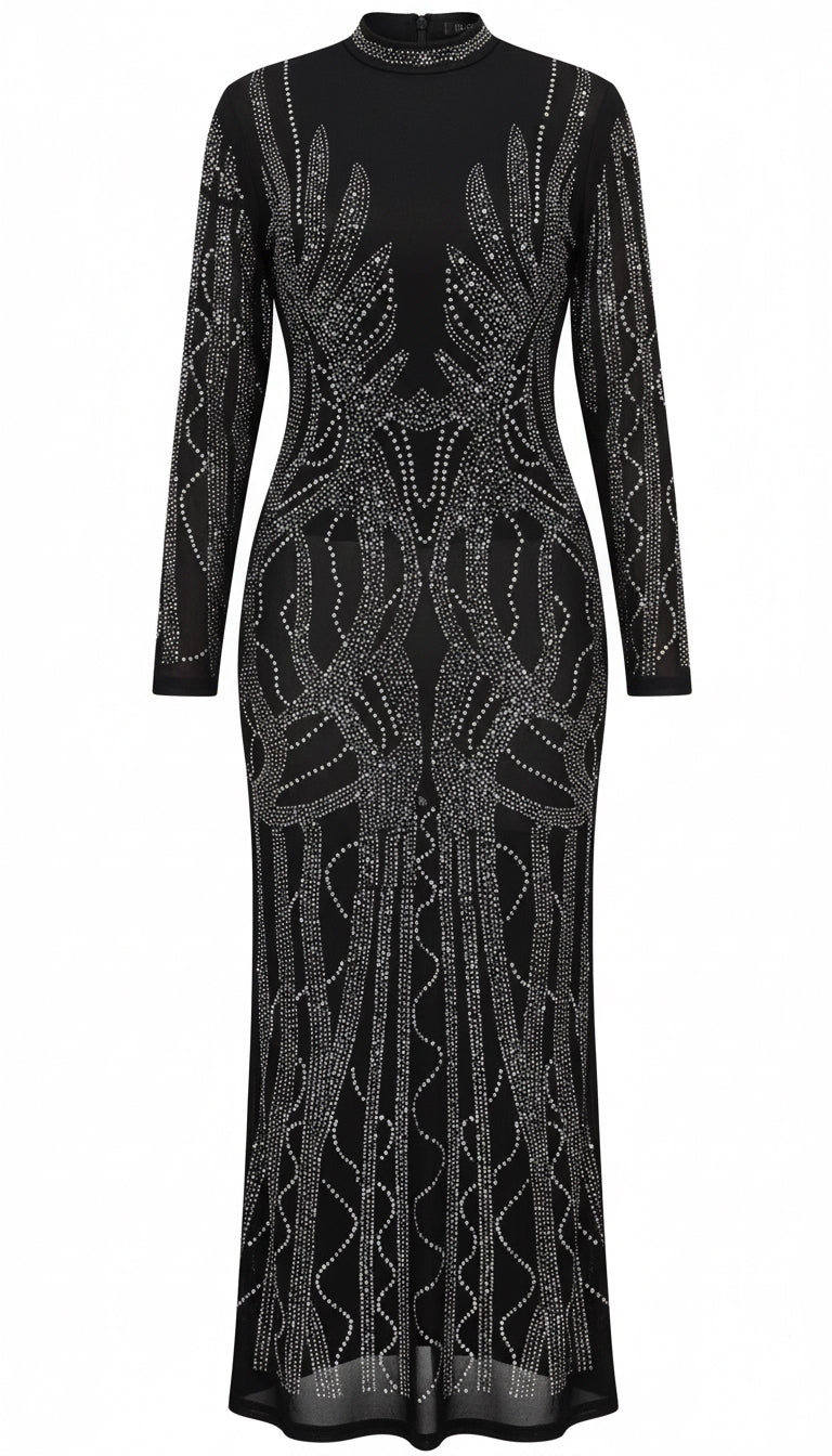 Vestido Elegante Malla